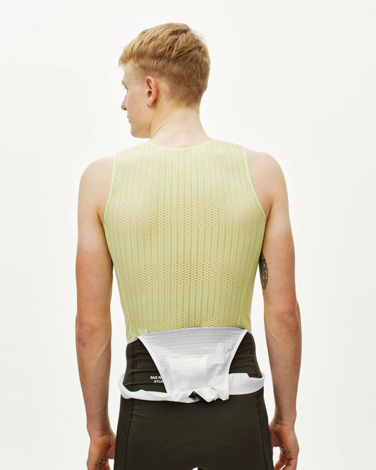 PAS NORMAL STUDIOS Men's Mechanism Pro Sleeveless Baselayer - Wasabi Green