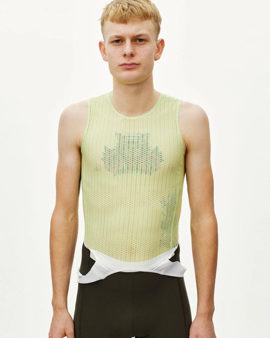 PAS NORMAL STUDIOS Men's Mechanism Pro Sleeveless Baselayer - Wasabi Green