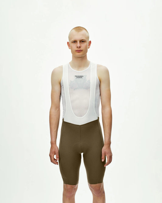 PAS NORMAL STUDIOS Men's T.K.O. Essential Light Cargo Bibs - Dark Stone