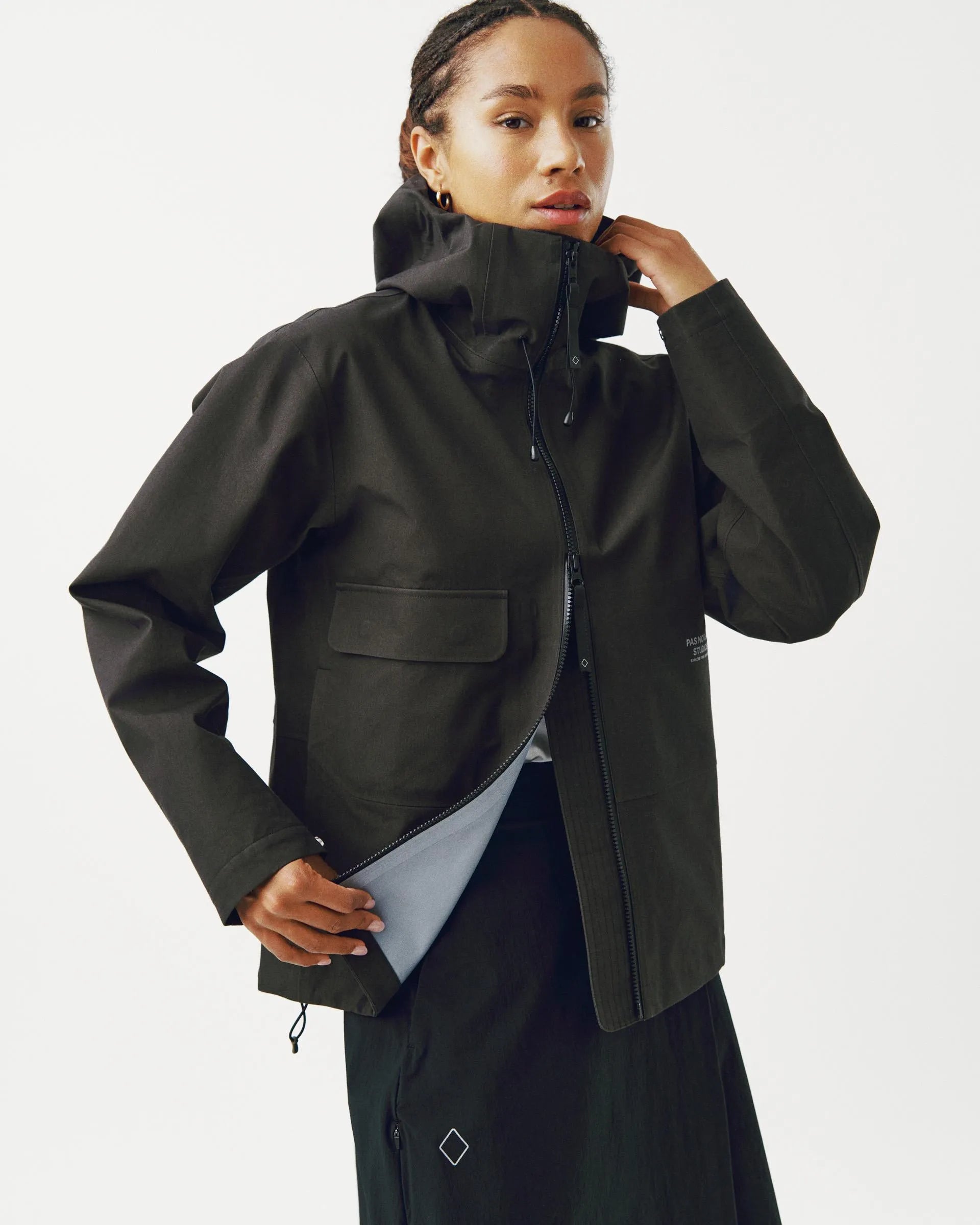 PAS NORMAL STUDIOS Off Race 3L Cotton Shell Jacket - Dark Olive