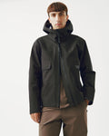 PAS NORMAL STUDIOS Off Race 3L Cotton Shell Jacket - Dark Olive