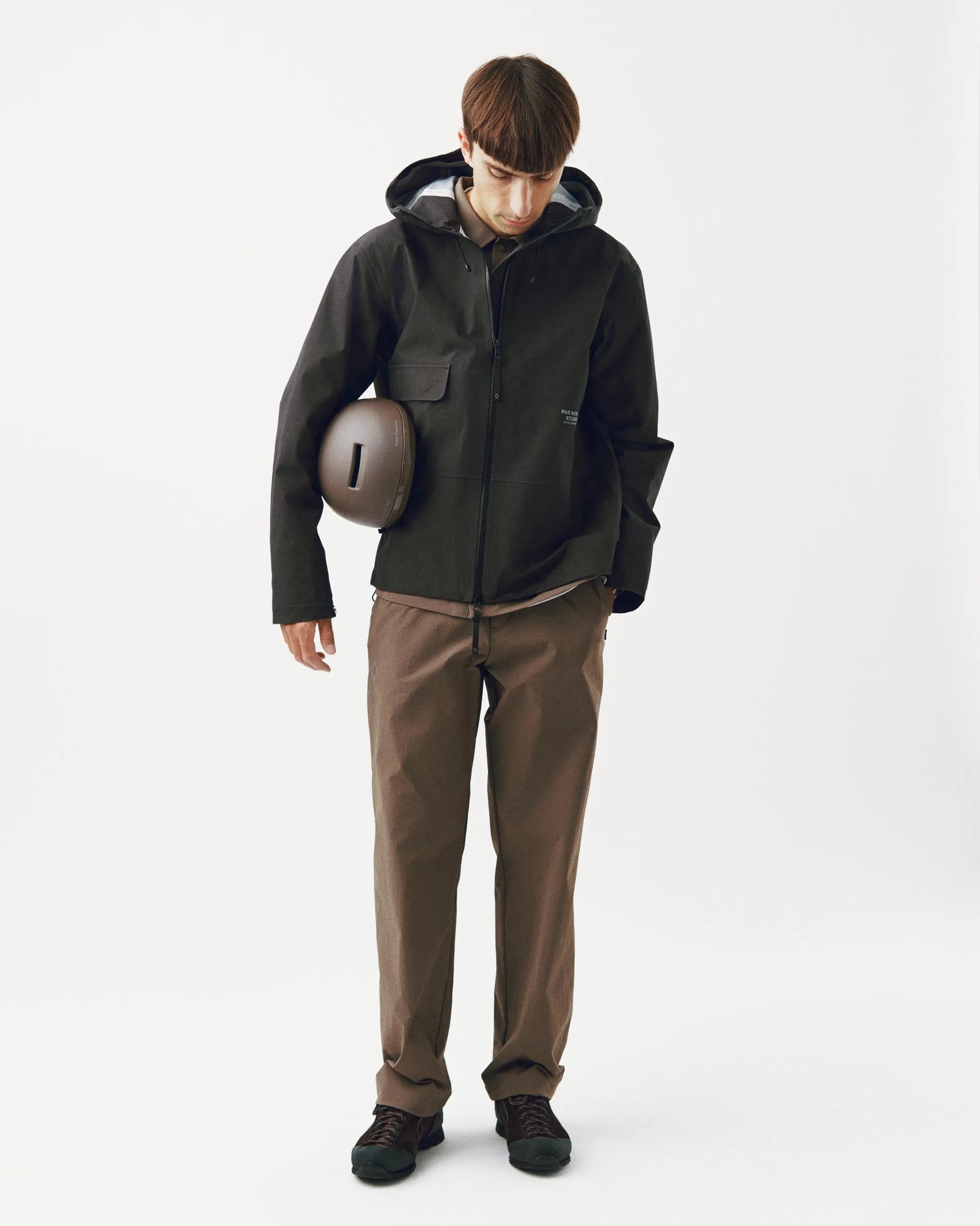 PAS NORMAL STUDIOS Off Race 3L Cotton Shell Jacket - Dark Olive