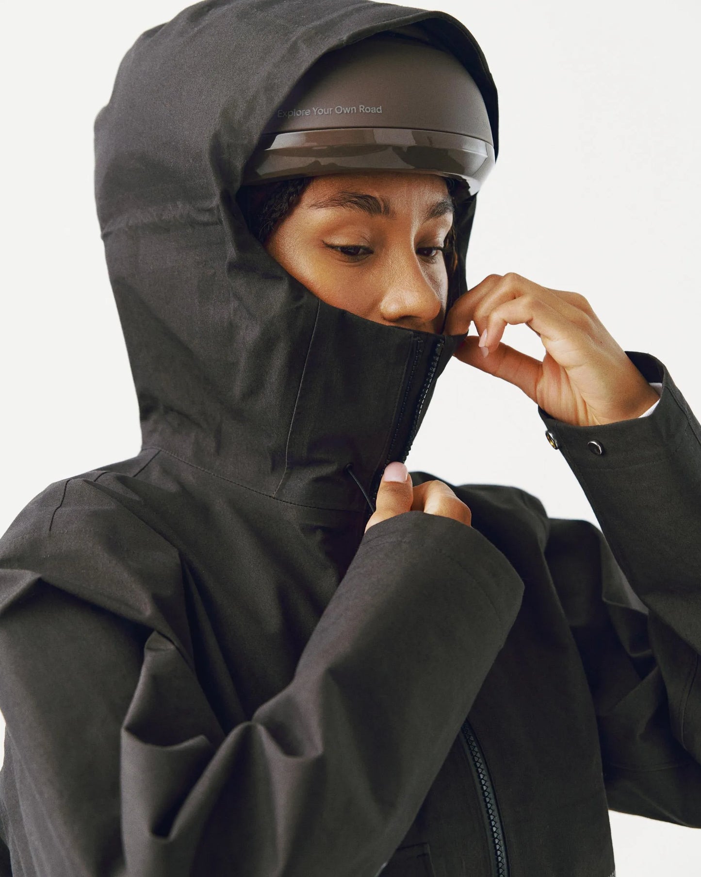 PAS NORMAL STUDIOS Off Race 3L Cotton Shell Jacket - Dark Olive