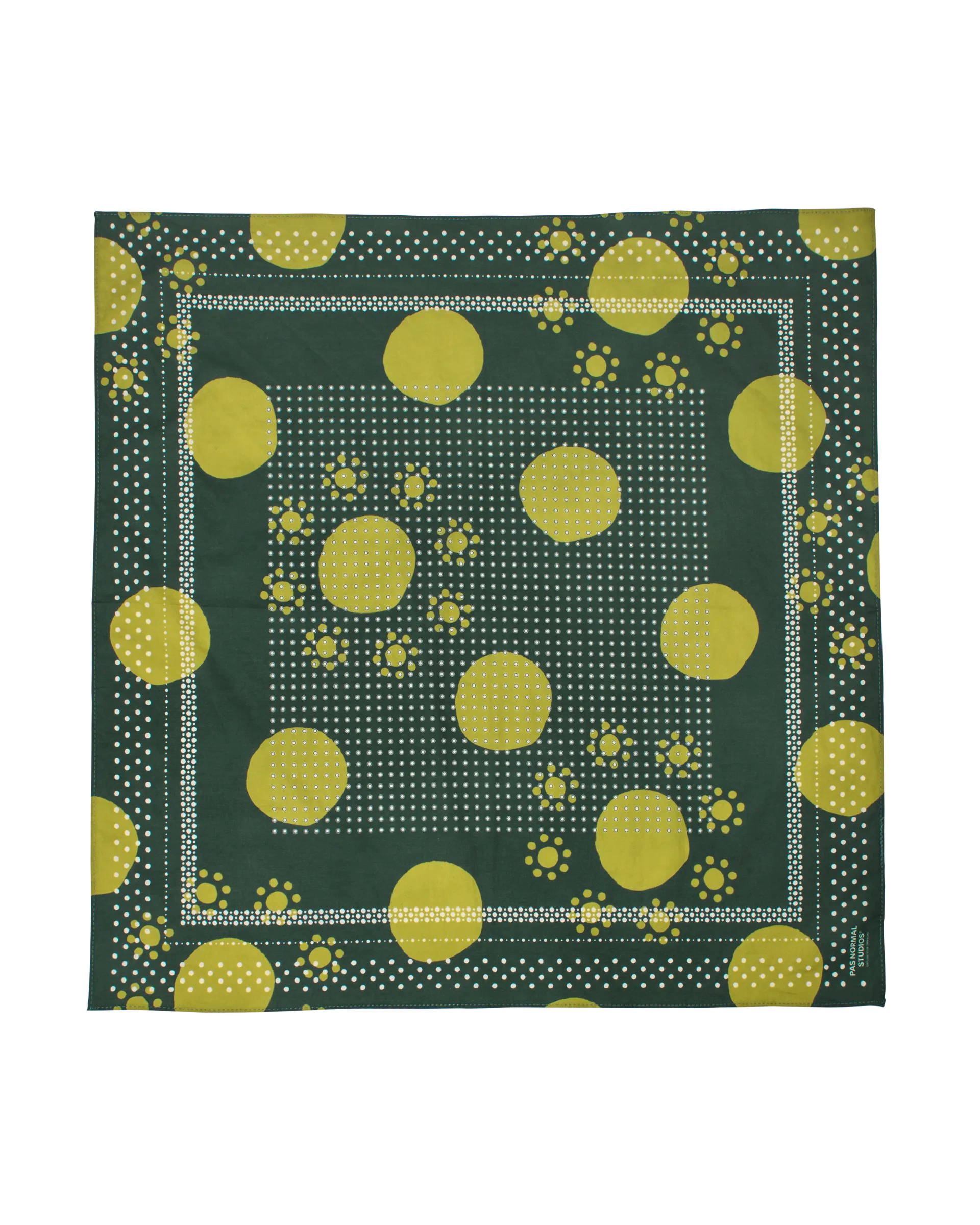 PAS NORMAL STUDIOS Off Race Bandana - Moss Green