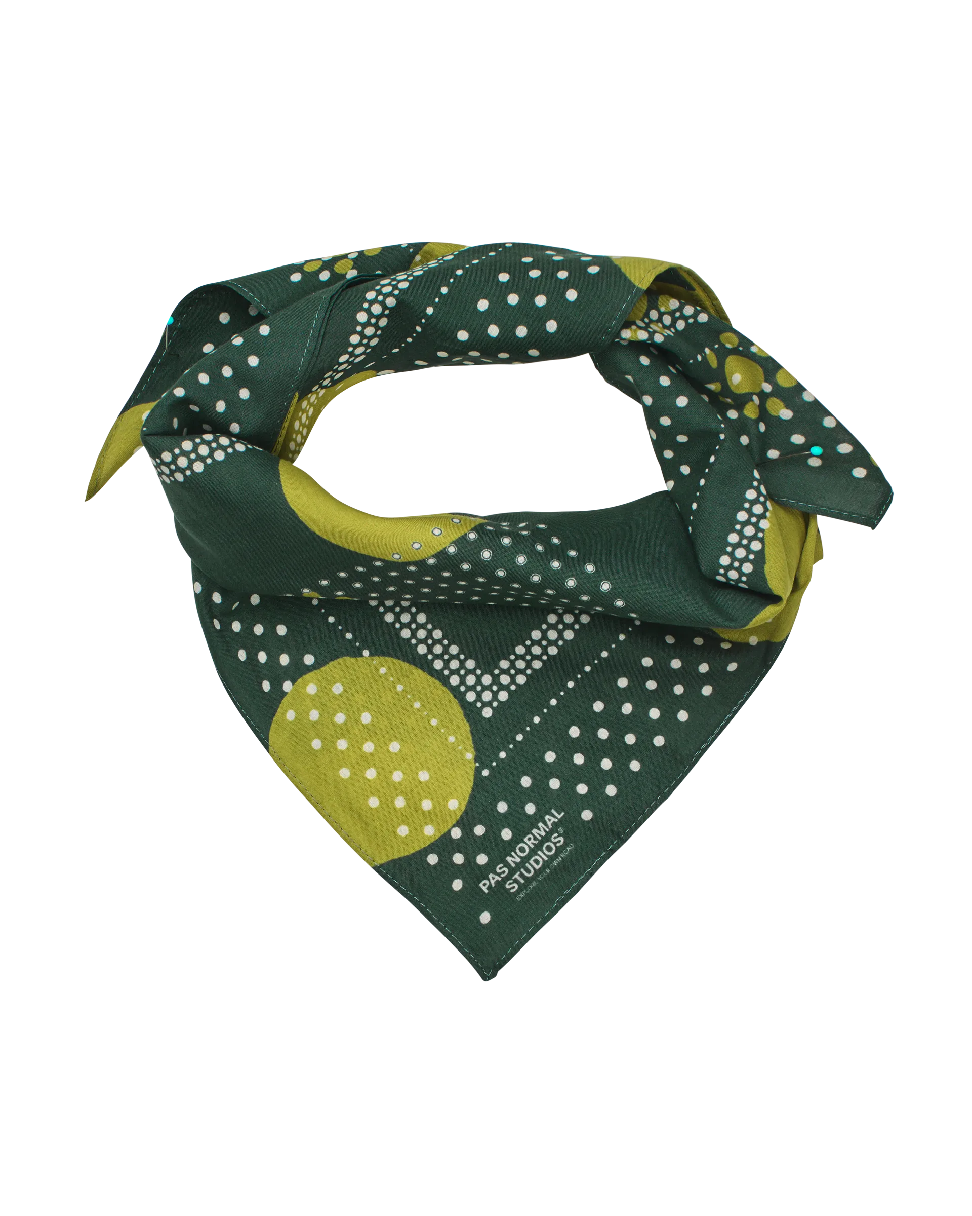 PAS NORMAL STUDIOS Off Race Bandana - Moss Green