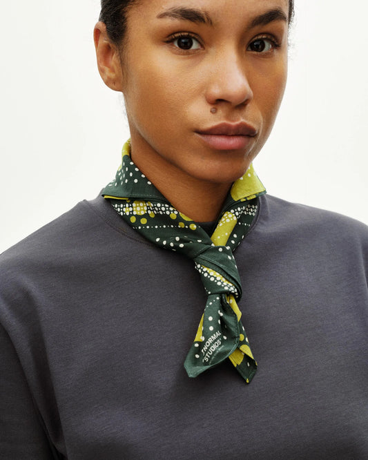 PAS NORMAL STUDIOS Off Race Bandana - Moss Green