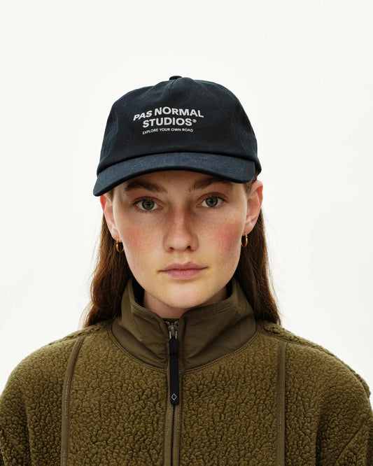PAS NORMAL STUDIOS Off Race Cotton Cap - Black