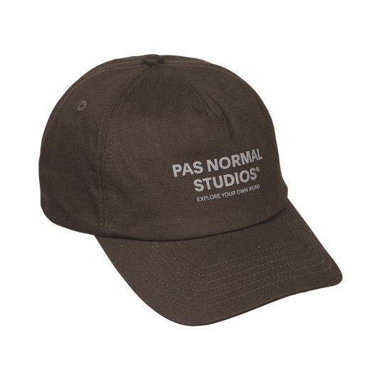 PAS NORMAL STUDIOS Off Race Cotton Cap - Light Brown