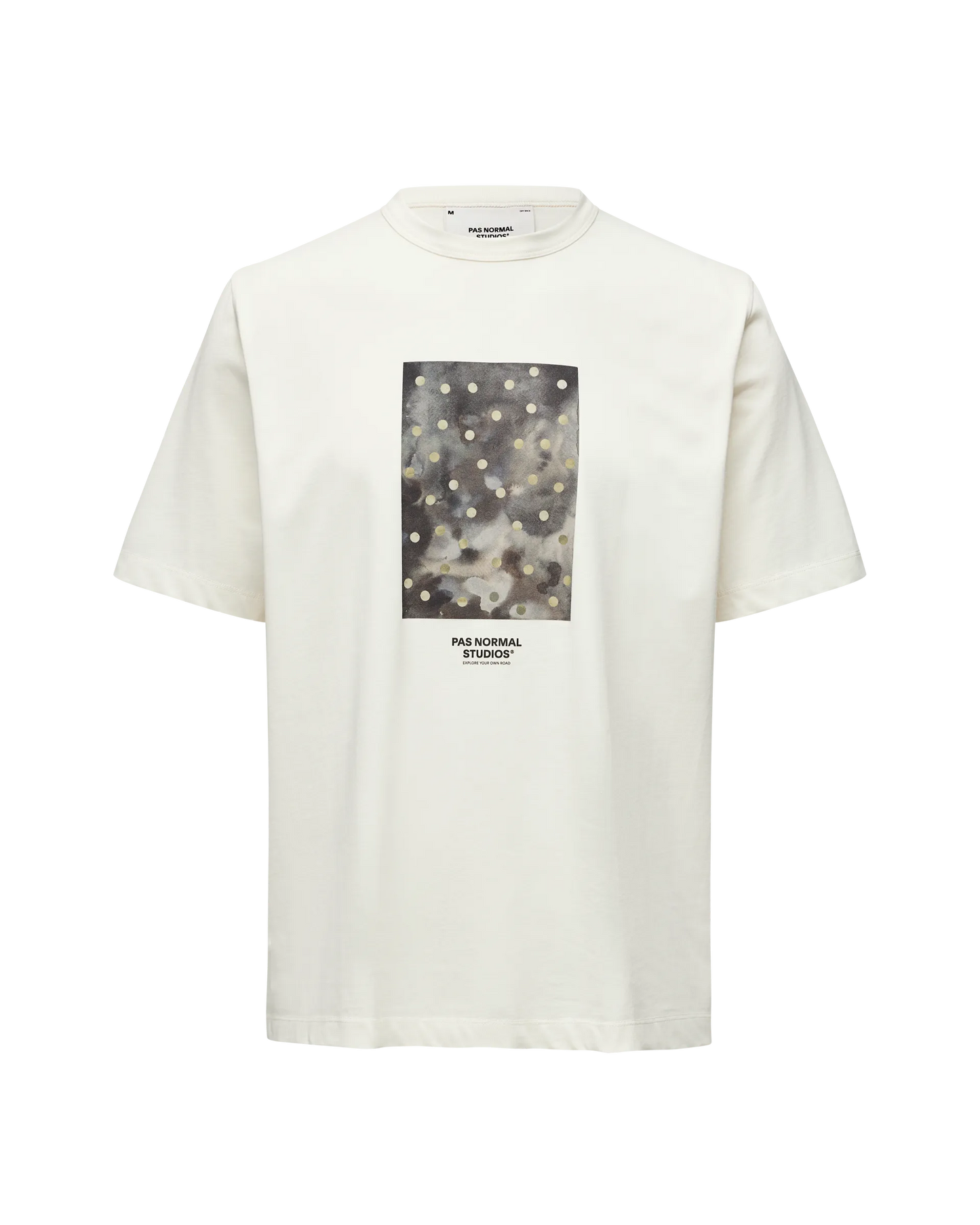 PAS NORMAL STUDIOS Off Race Cotton Tech Graphic Tshirt - Off White