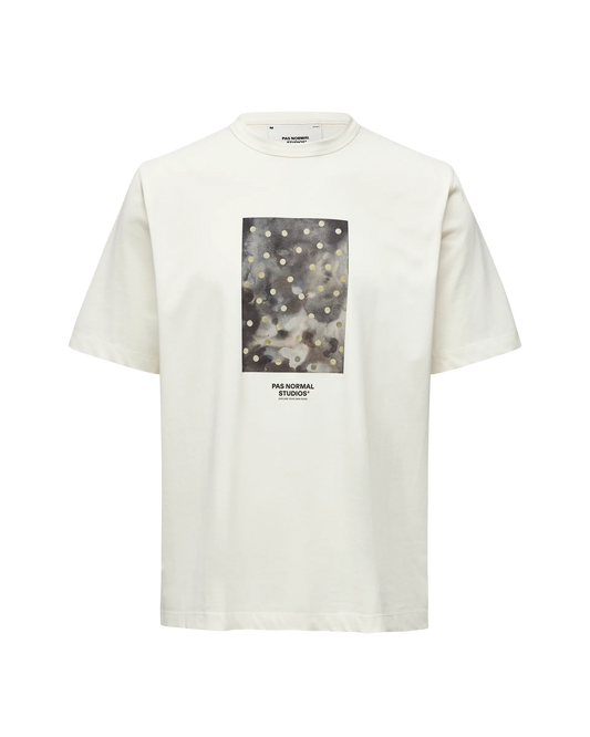 PAS NORMAL STUDIOS Off Race Cotton Tech Graphic Tshirt - Off White