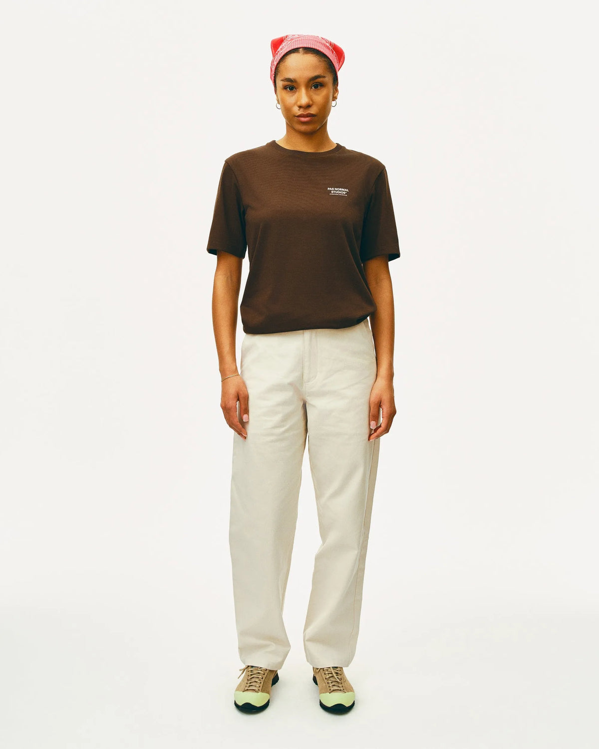 PAS NORMAL STUDIOS Off-Race Cotton Twill Pants - Limestone