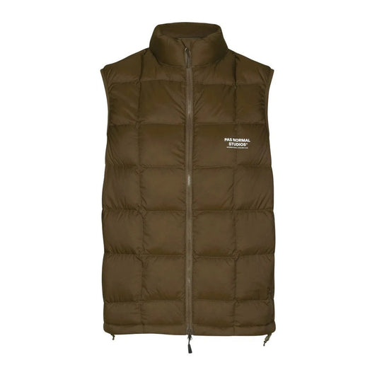 PAS NORMAL STUDIOS Off-Race Down Vest - Army Brown