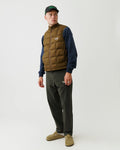 PAS NORMAL STUDIOS Off-Race Down Vest - Army Brown