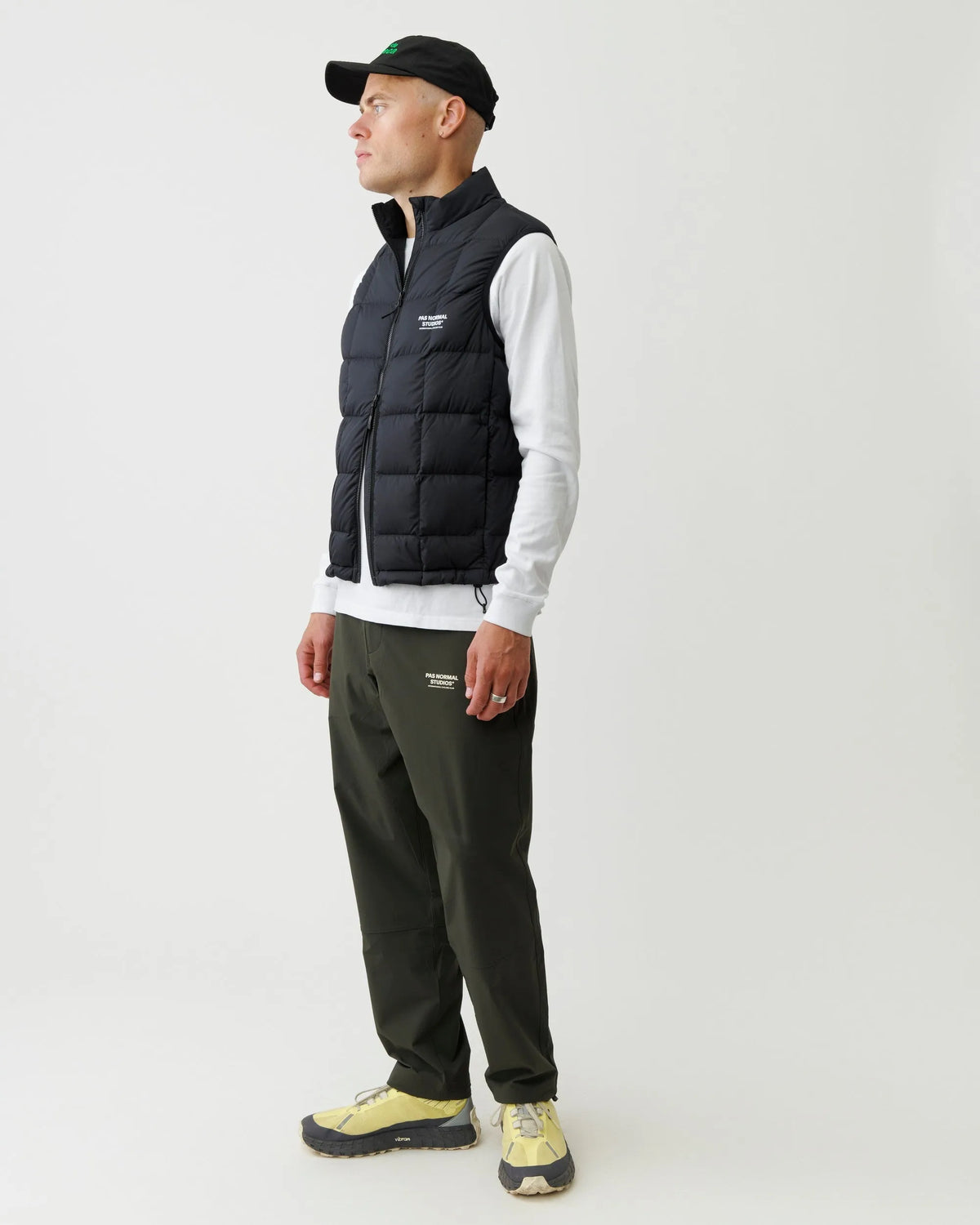 PAS NORMAL STUDIOS Off-Race Down Vest - Black