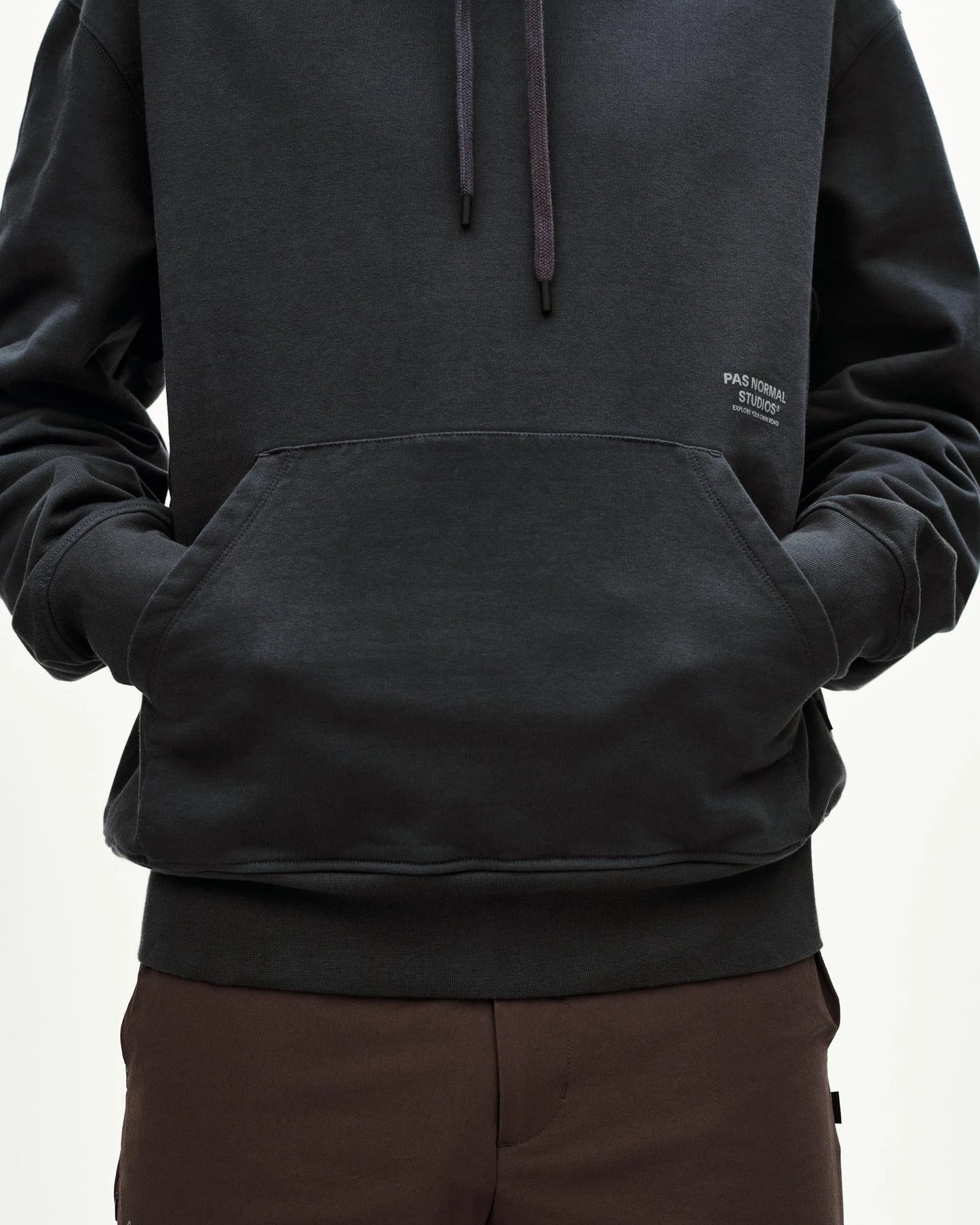 PAS NORMAL STUDIOS Off Race Graphic Hoodie - Dark Navy