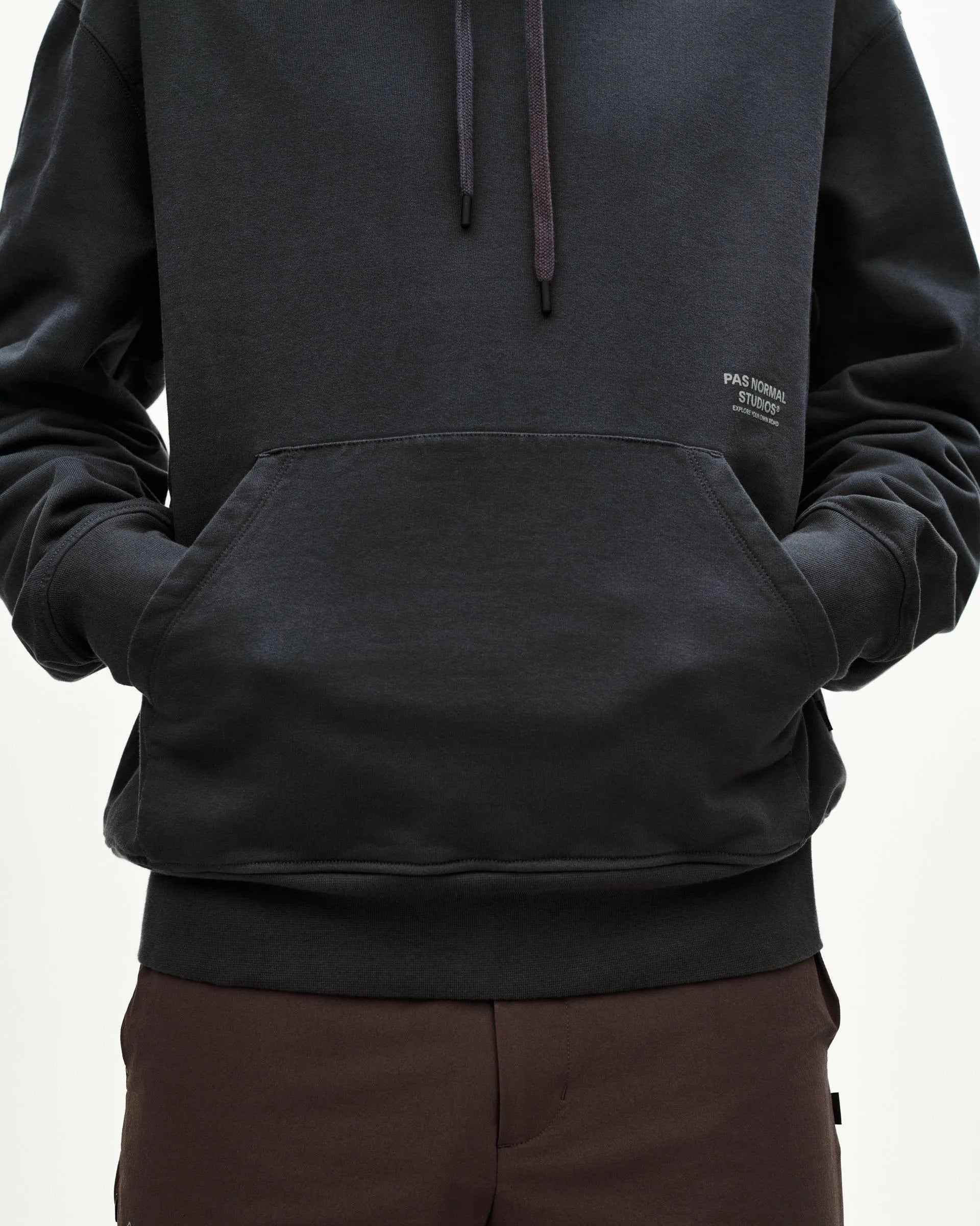 PAS NORMAL STUDIOS Off Race Graphic Hoodie - Dark Navy