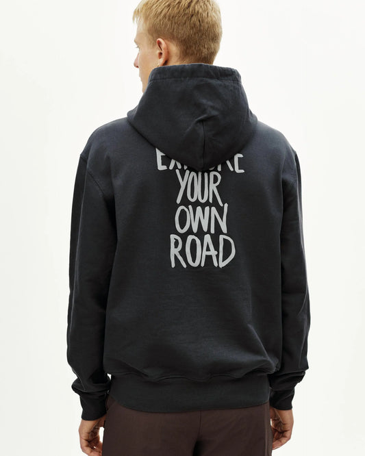 PAS NORMAL STUDIOS Off Race Graphic Hoodie - Dark Navy