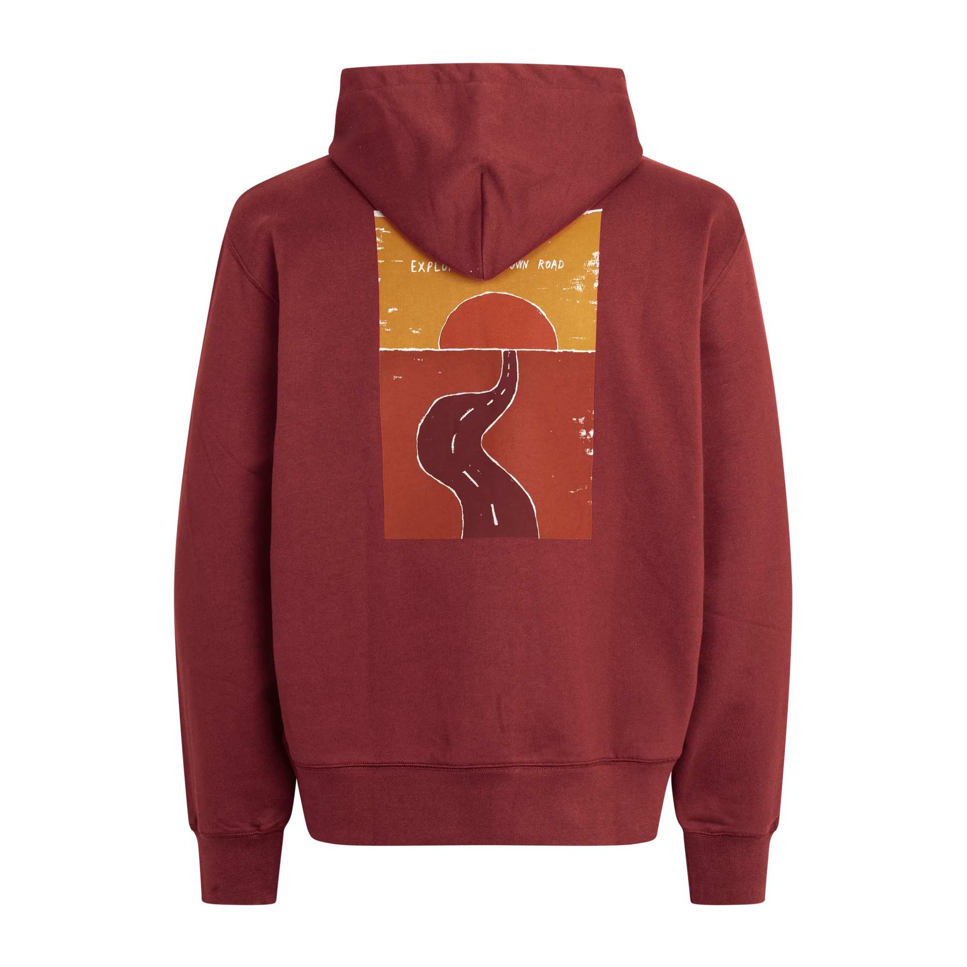 PAS NORMAL STUDIOS Off Race Graphic Hoodie - Maroon