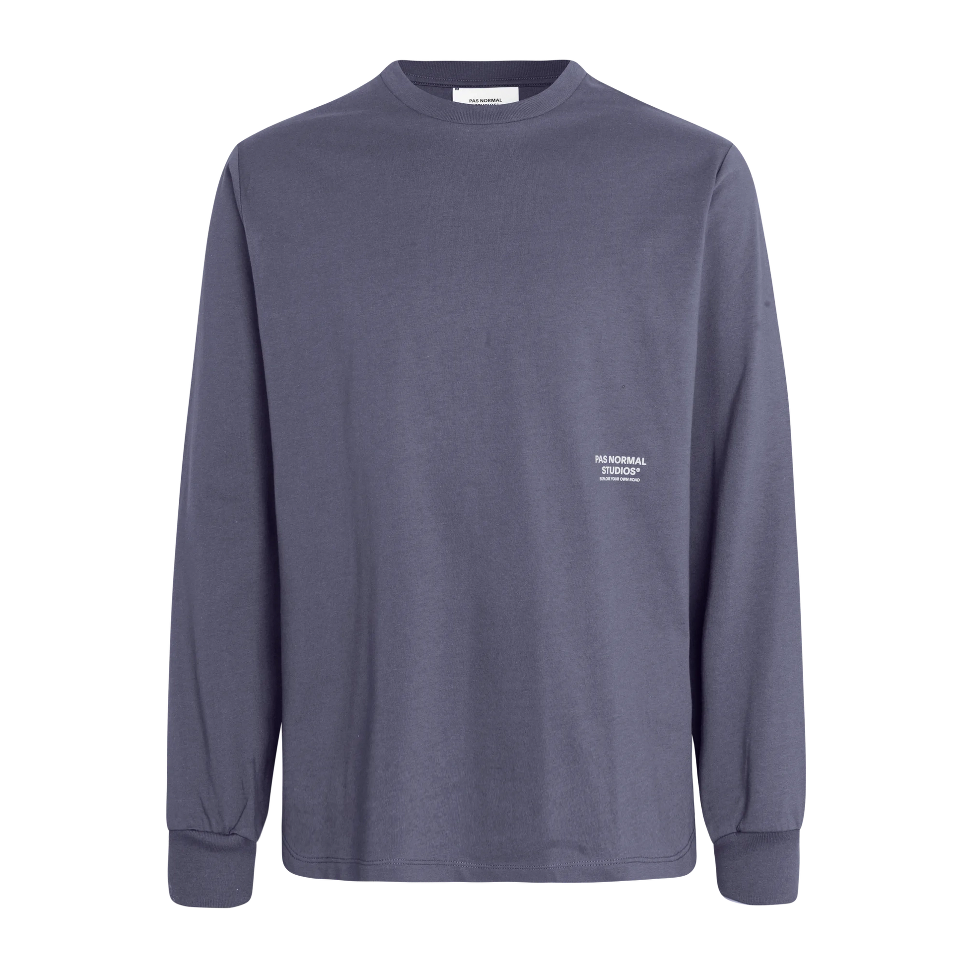 PAS NORMAL STUDIOS Off Race Graphic LS TShirt - Steel