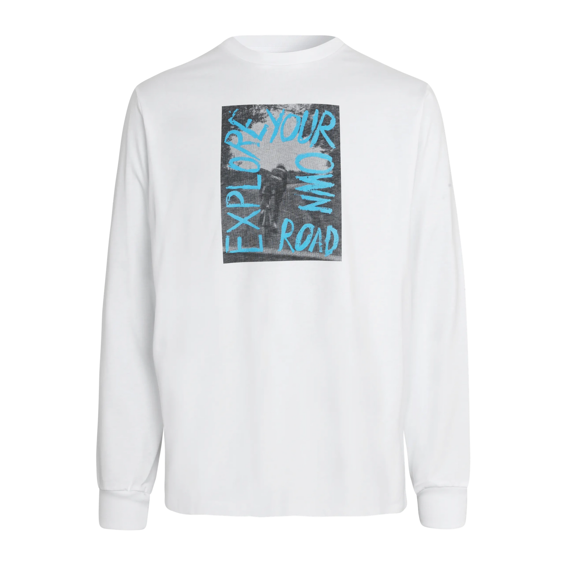 PAS NORMAL STUDIOS Off Race Graphic LS TShirt - White