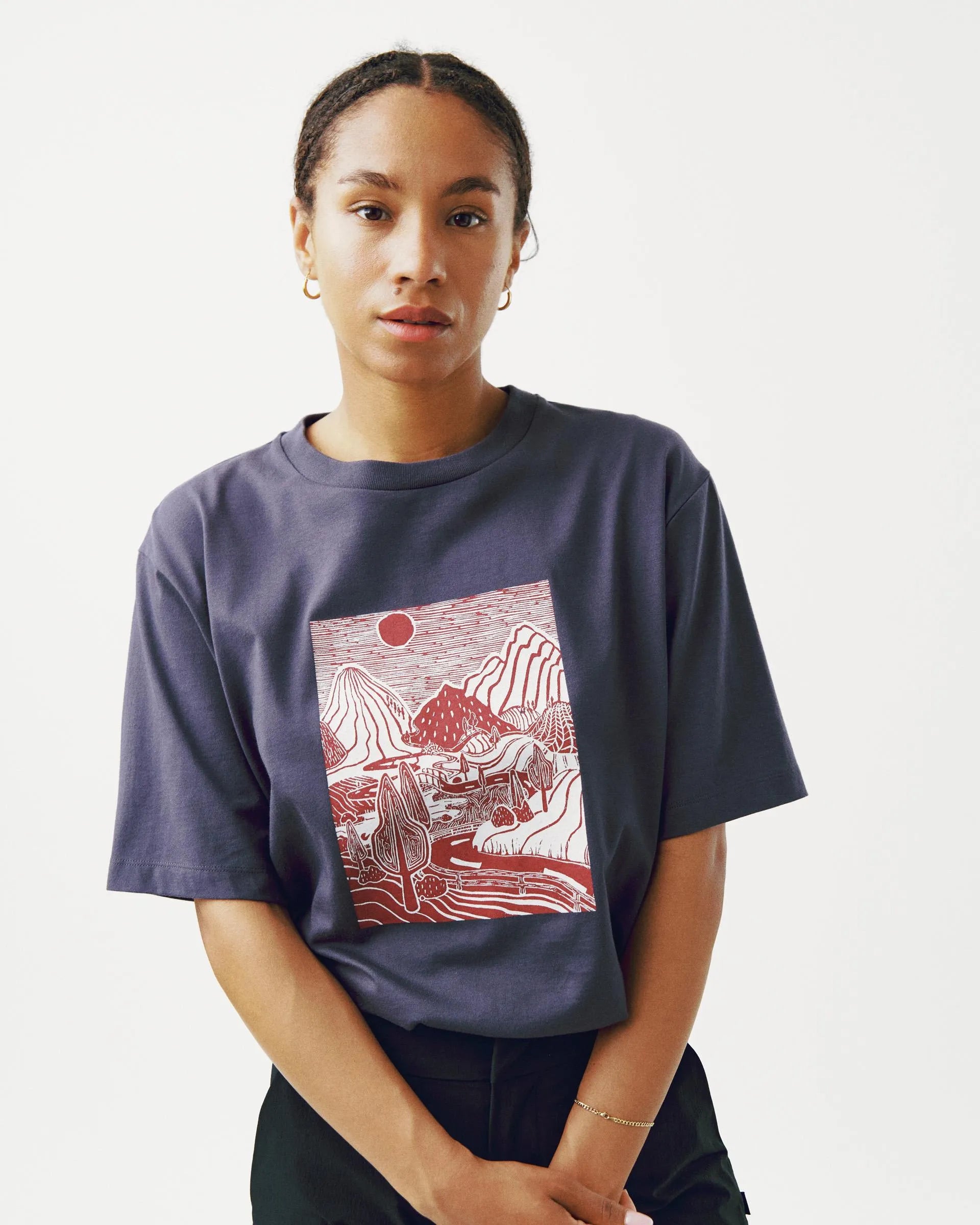 PAS NORMAL STUDIOS Off Race Graphic TShirt - Maroon