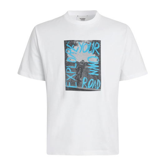 PAS NORMAL STUDIOS Off Race Graphic TShirt - White