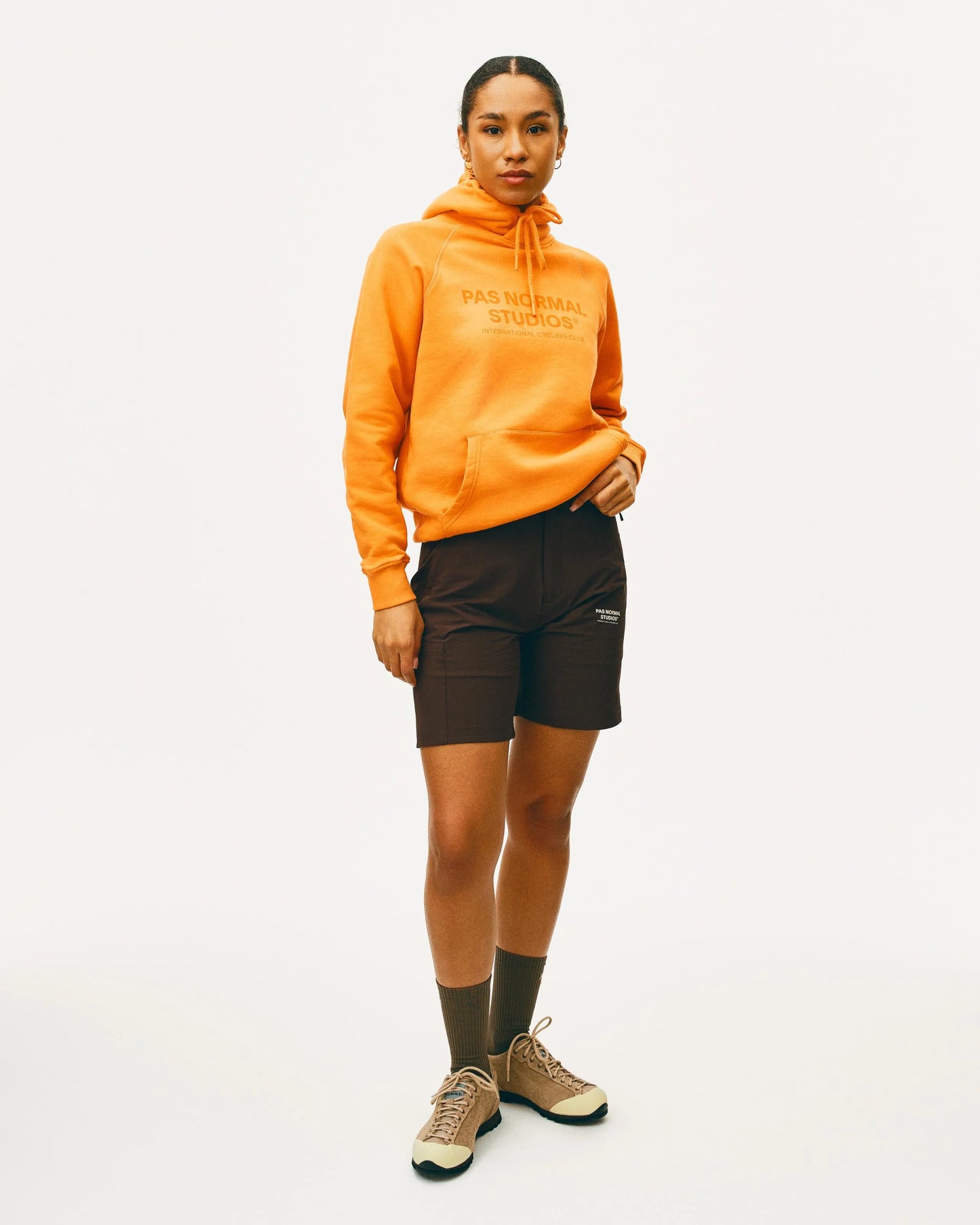 PAS NORMAL STUDIOS Off Race Logo Hoodie - Dusty Orange