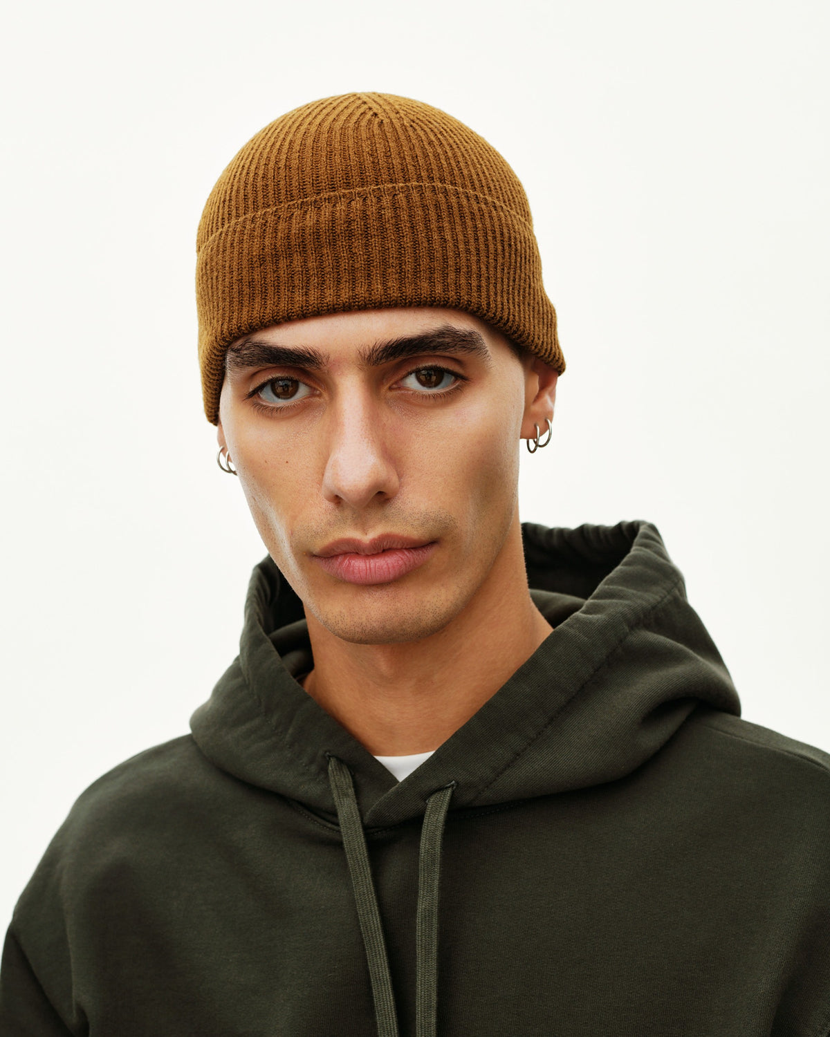 PAS NORMAL STUDIOS Off-Race Merino Knit Beanie - Wood