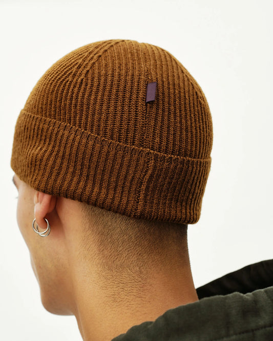 PAS NORMAL STUDIOS Off-Race Merino Knit Beanie - Wood