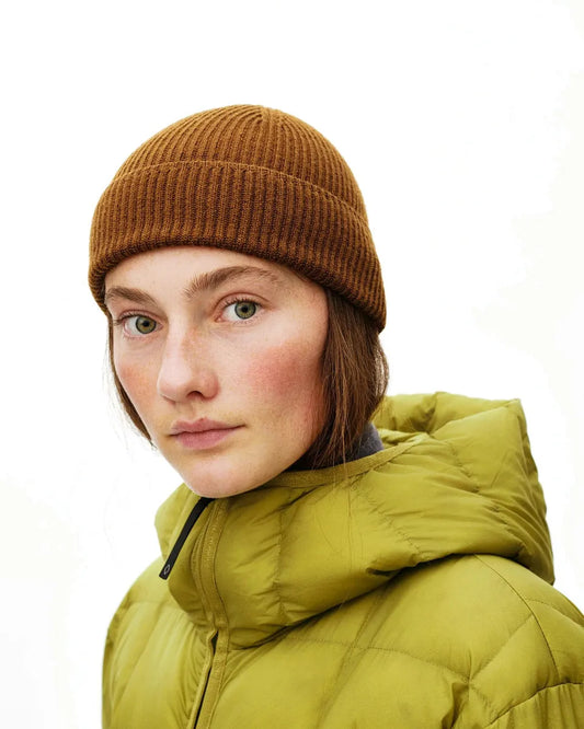 PAS NORMAL STUDIOS Off-Race Merino Knit Beanie - Wood
