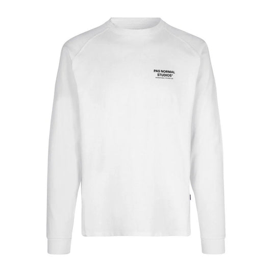 PAS NORMAL STUDIOS Off-Race PNS Long Sleeve T-Shirt - White