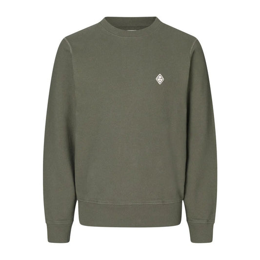 PAS NORMAL STUDIOS Off-Race Patch Sweatshirt - Dusty Olive