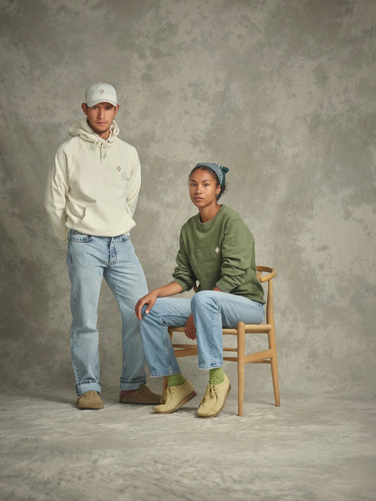 PAS NORMAL STUDIOS Off-Race Patch Sweatshirt - Dusty Olive