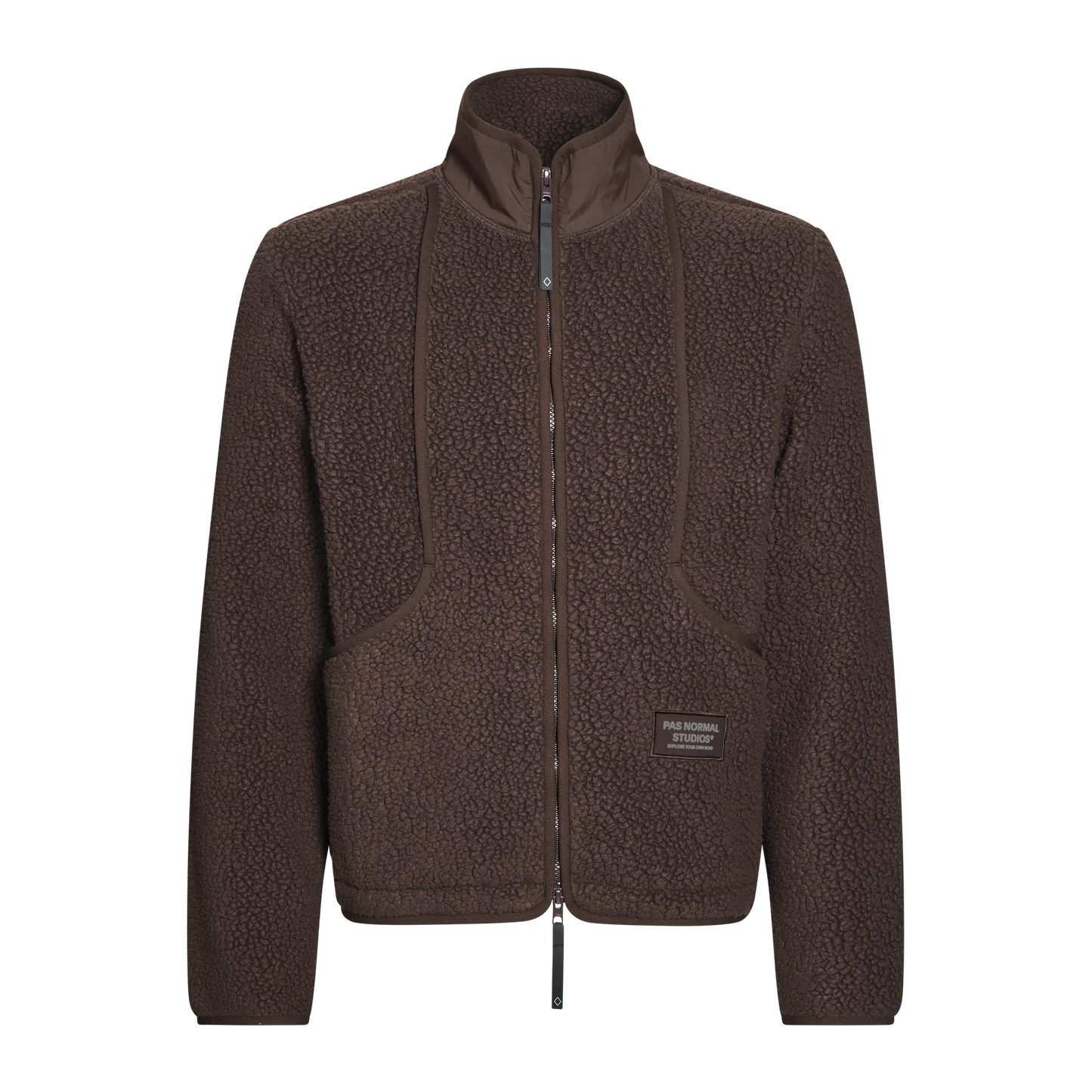 PAS NORMAL STUDIOS Off Race Pile Fleece Jacket - Light Brown
