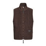 PAS NORMAL STUDIOS Off Race Pile Fleece Vest - Light Brown