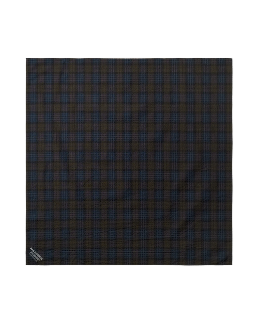 PAS NORMAL STUDIOS Off Race Seersucker Bandana - Dark Navy