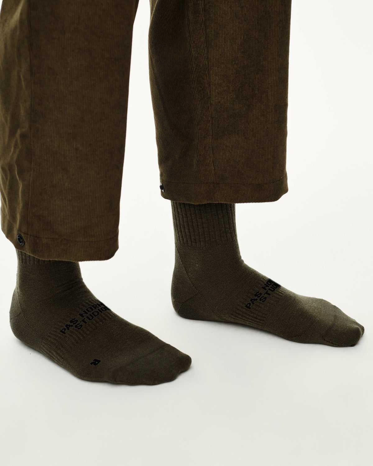 PAS NORMAL STUDIOS Off-Race Socks - Grey Green