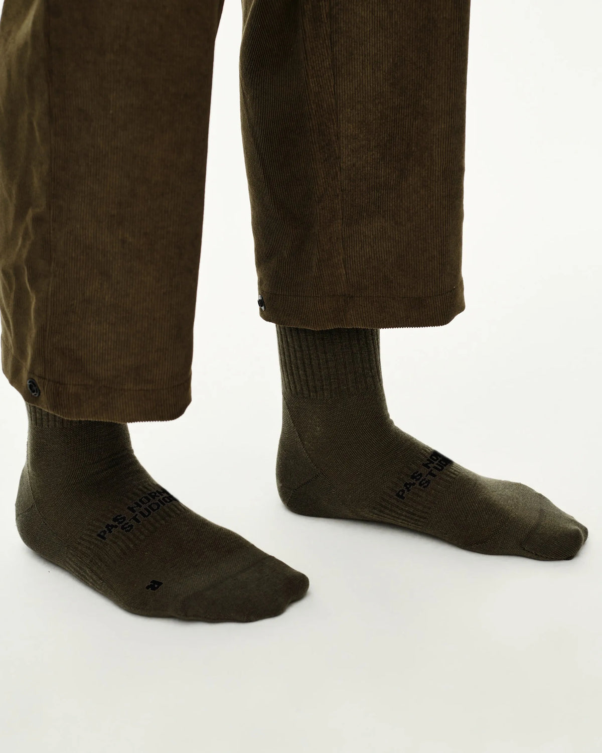 PAS NORMAL STUDIOS Off-Race Socks - Grey Green