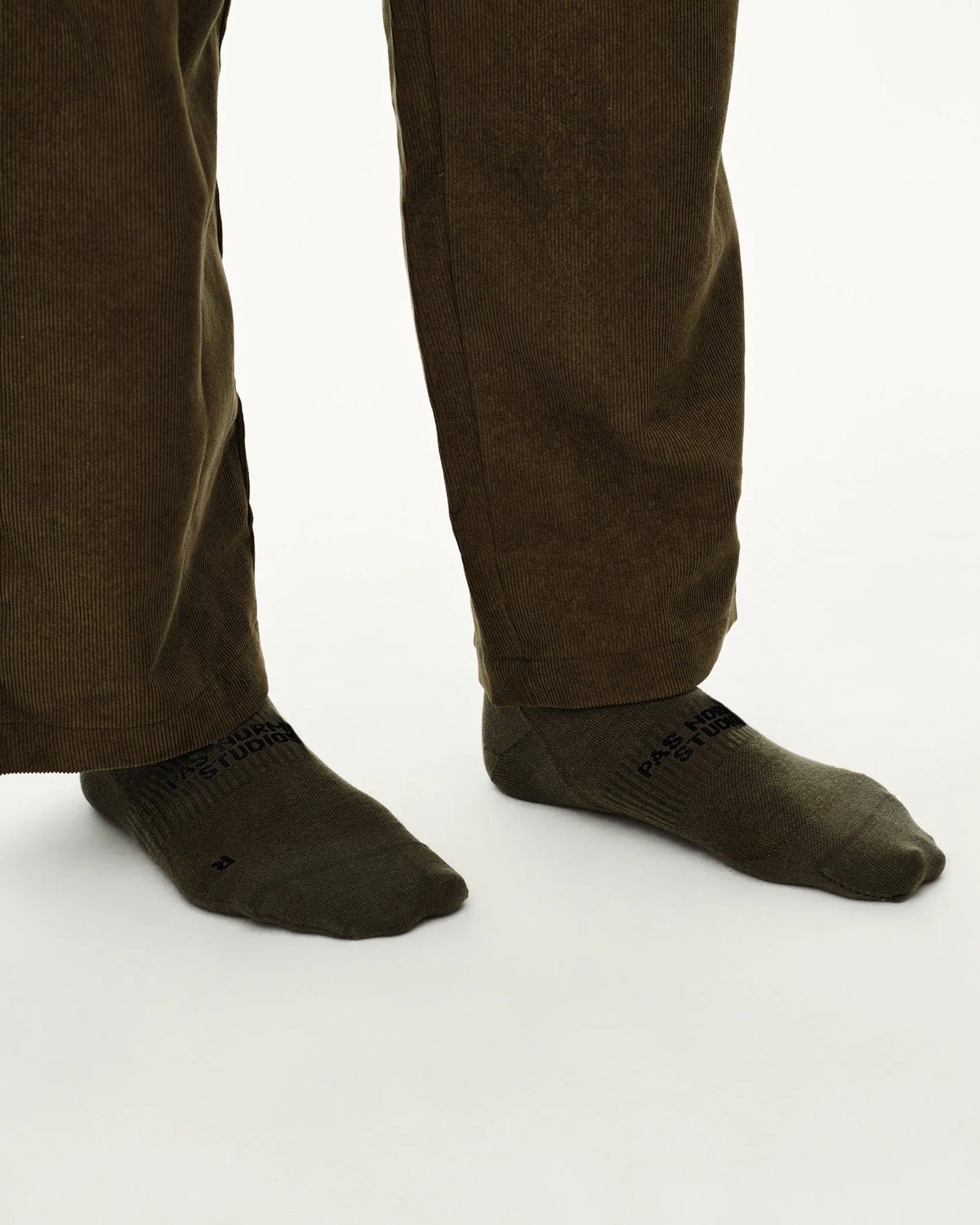 PAS NORMAL STUDIOS Off-Race Socks - Grey Green