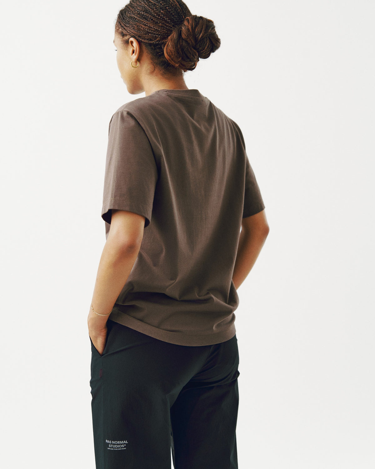 PAS NORMAL STUDIOS Off-Race T-Shirt - Ash Brown