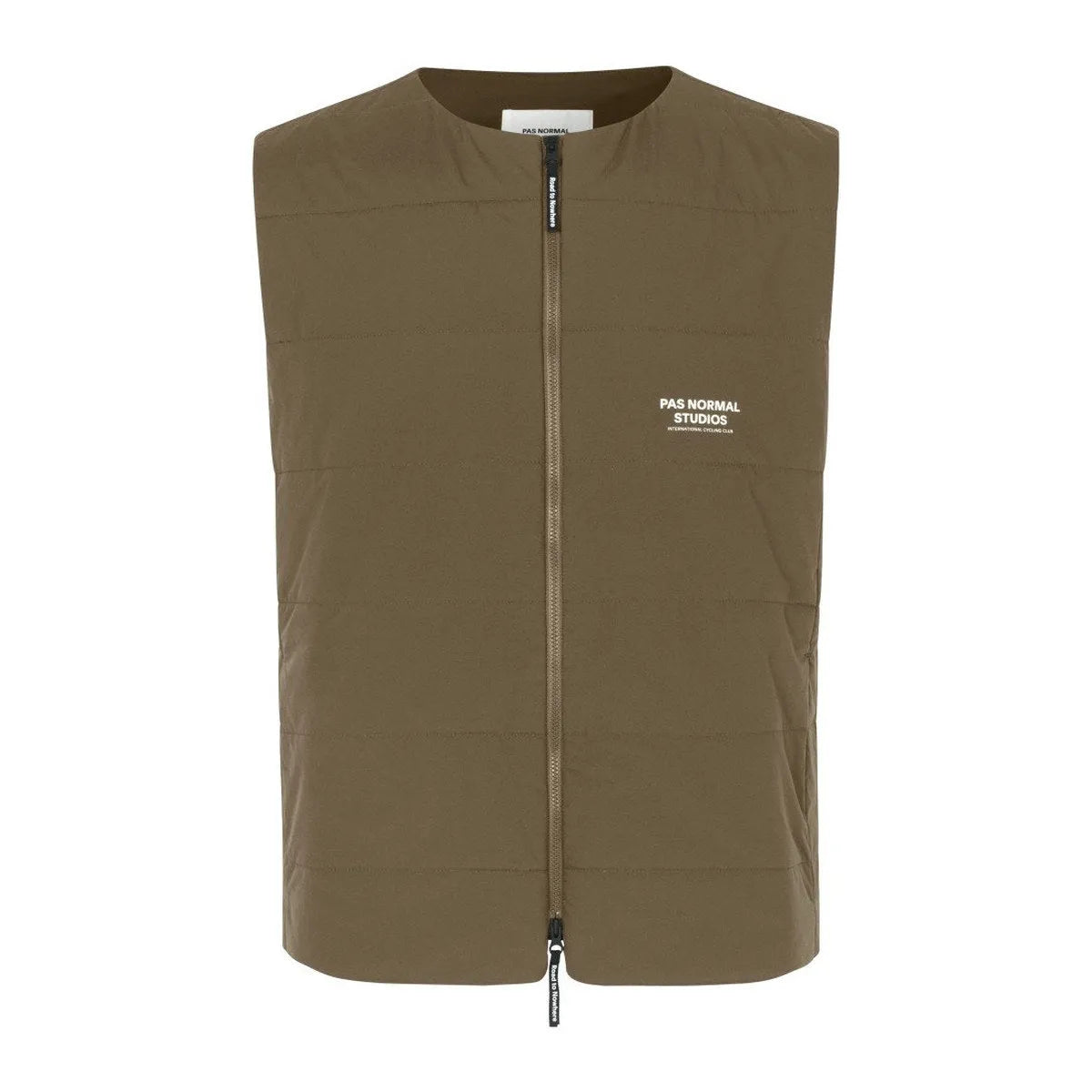 PAS NORMAL STUDIOS Off-Race Thermal Gilet - Army Brown