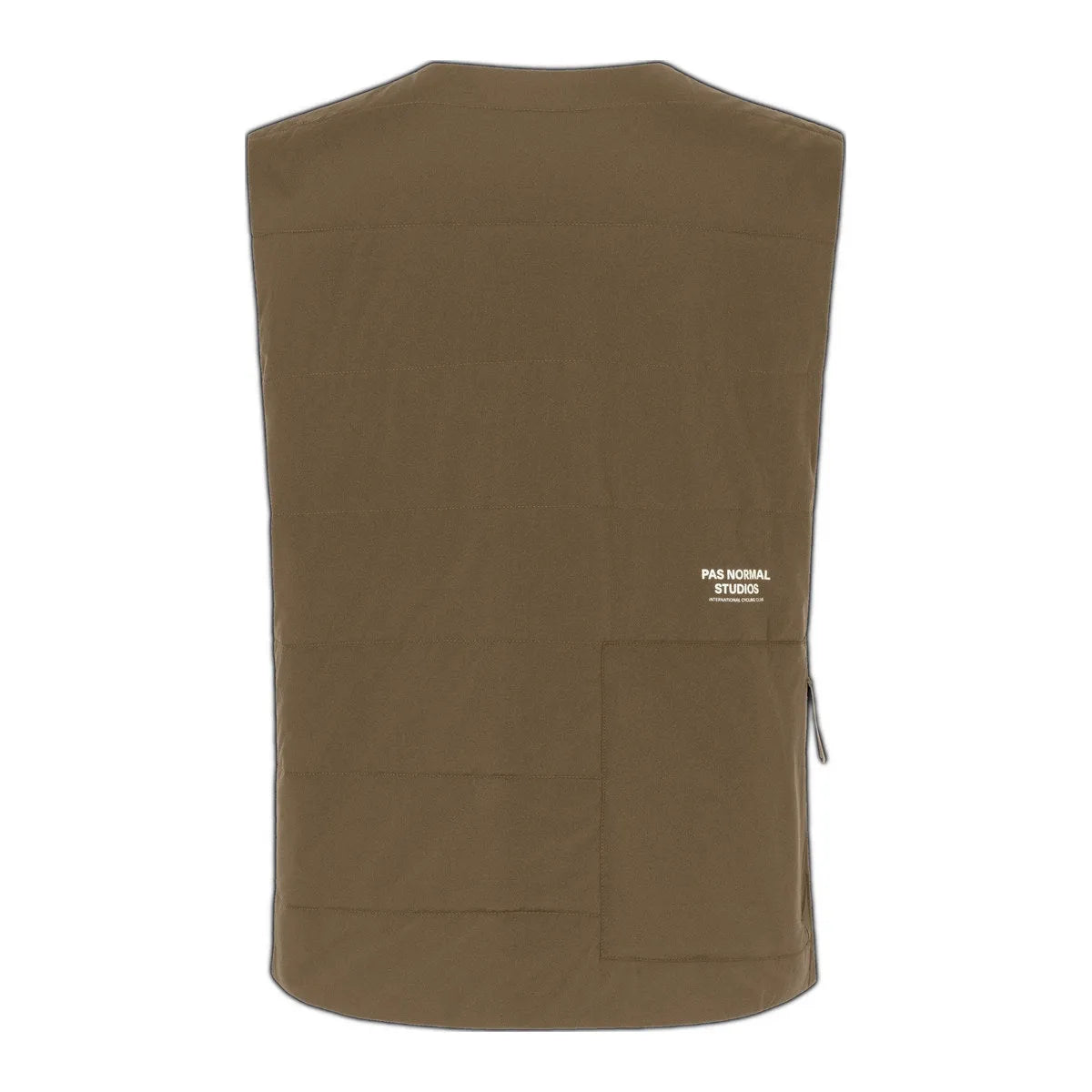 PAS NORMAL STUDIOS Off-Race Thermal Gilet - Army Brown