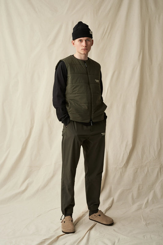 PAS NORMAL STUDIOS Off-Race Thermal Gilet - Dark Olive