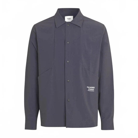 PAS NORMAL STUDIOS OffRace Tech Overshirt - Steel