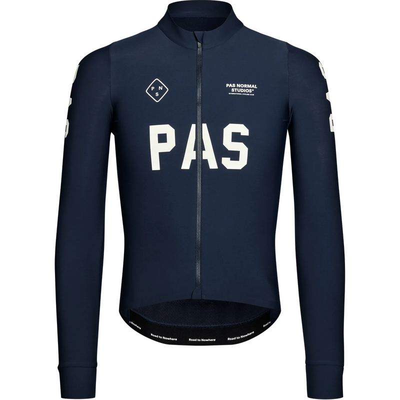 PAS NORMAL STUDIOS mechanism ジャージ PAS NORMAL STUDIOS PAS Mechanism Long Sleeve Jersey - Navy