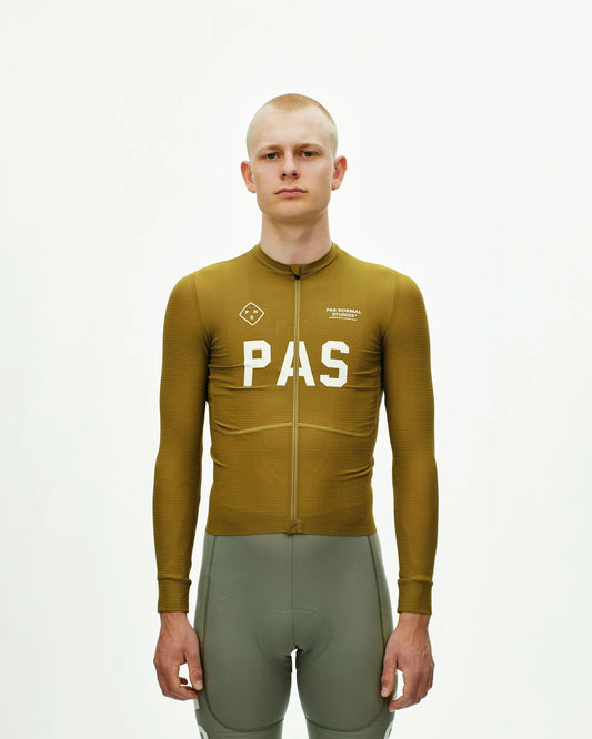 PAS NORMAL STUDIOS PAS Mechanism Pro Long Sleeve Jersey - Khaki Green