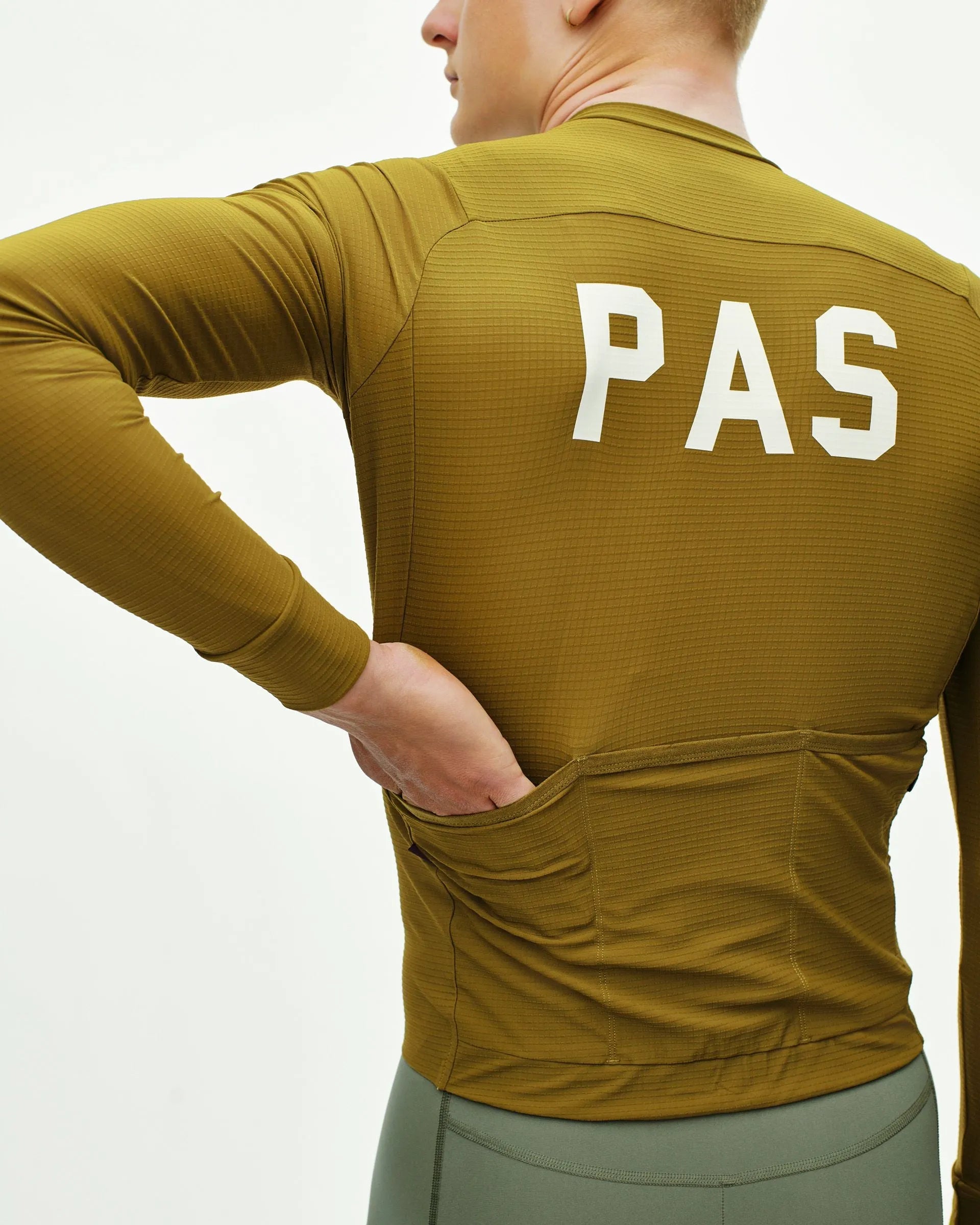PAS NORMAL STUDIOS PAS Mechanism Pro Long Sleeve Jersey - Khaki Green