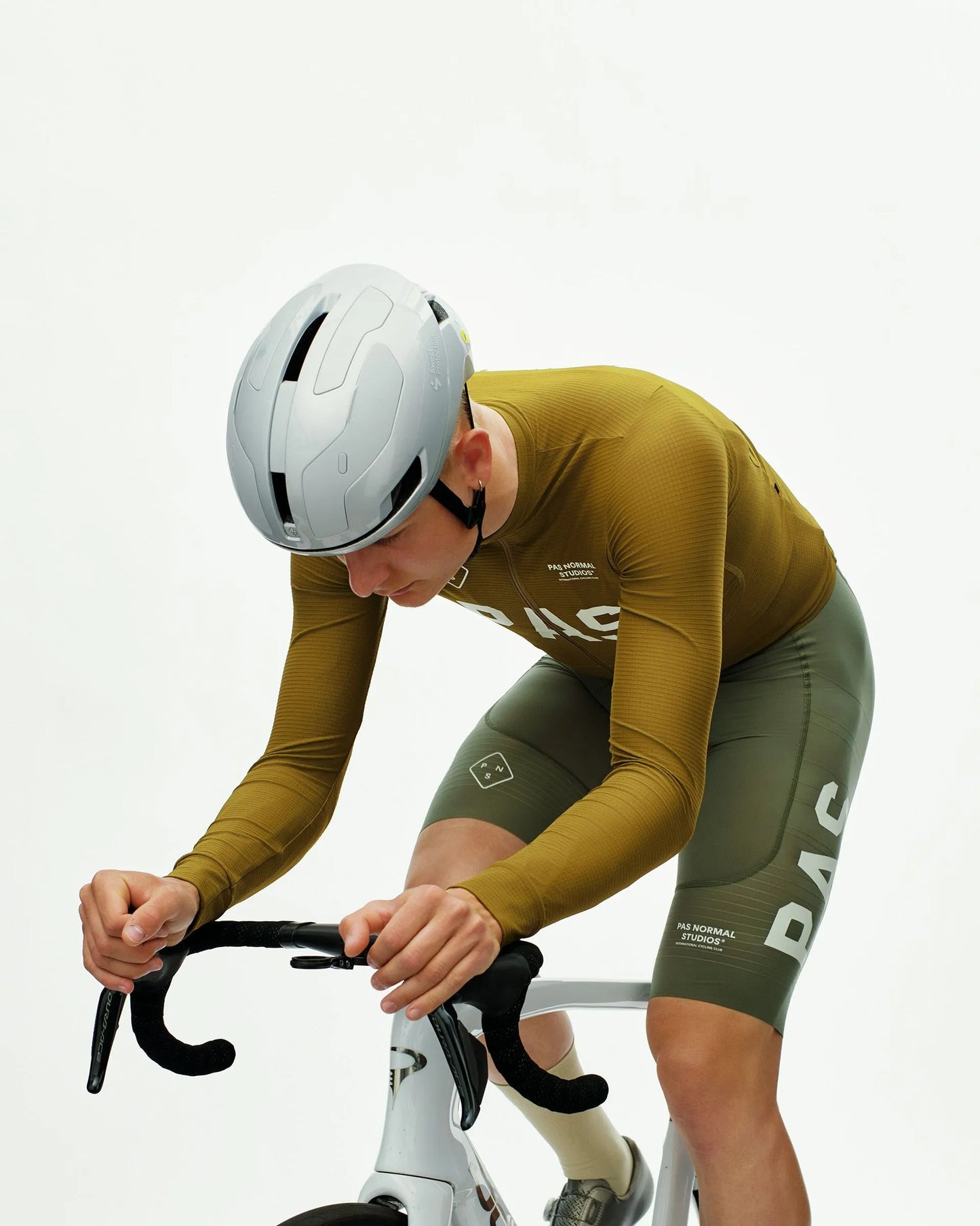 PAS NORMAL STUDIOS PAS Mechanism Pro Long Sleeve Jersey - Khaki Green