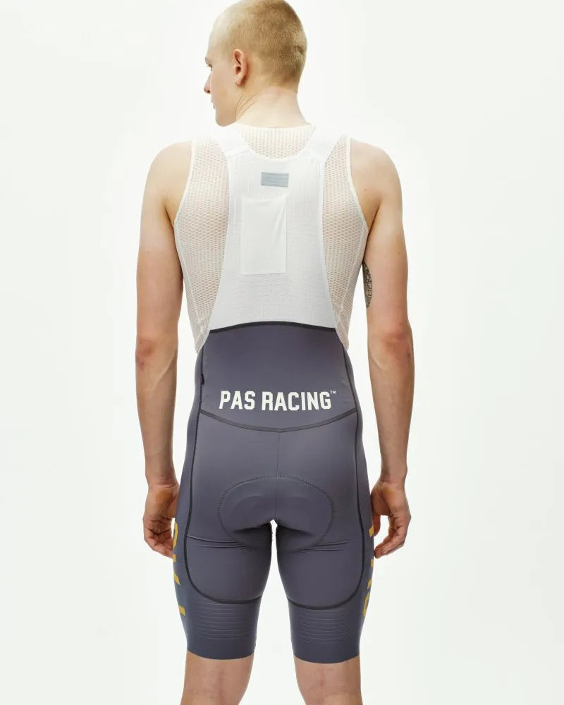 PAS NORMAL STUDIOS Racing Mechanism Men´s Pro Bibshorts - Grey
