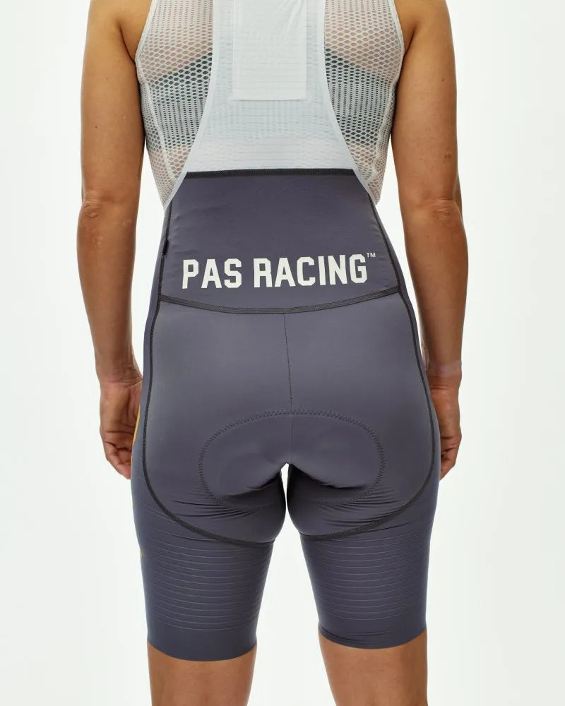 PAS NORMAL STUDIOS Racing Mechanism Women´s Pro Bibshorts - Grey